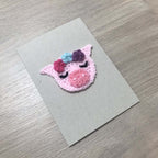 Crochet Pig 100% Recycled Greetings Card
