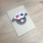Crochet Sheep 100% Recycled Greetings Card