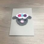 Crochet Sheep 100% Recycled Greetings Card