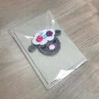 Crochet Sheep 100% Recycled Greetings Card
