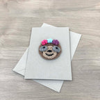 Crochet Sloth 100% Recycled Greetings Card