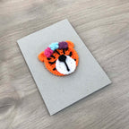 Crochet Tiger 100% Recycled Greetings Card