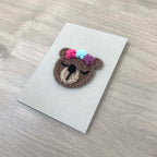 Crochet Bear 100% Recycled Greetings Card