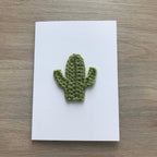 Crochet Cactus 100% Recycled Greetings Card