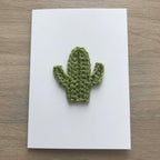 Crochet Cactus 100% Recycled Greetings Card