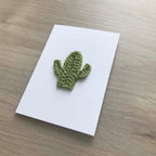 Crochet Cactus 100% Recycled Greetings Card