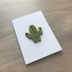 Crochet Cactus 100% Recycled Greetings Card