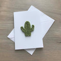 Crochet Cactus 100% Recycled Greetings Card