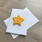 Crochet 'You're a Star!' 100% Recycled Greetings Card