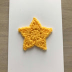 Crochet 'You're a Star!' 100% Recycled Greetings Card