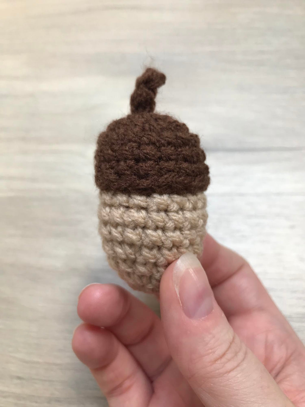 Crochet Acorn Decoration