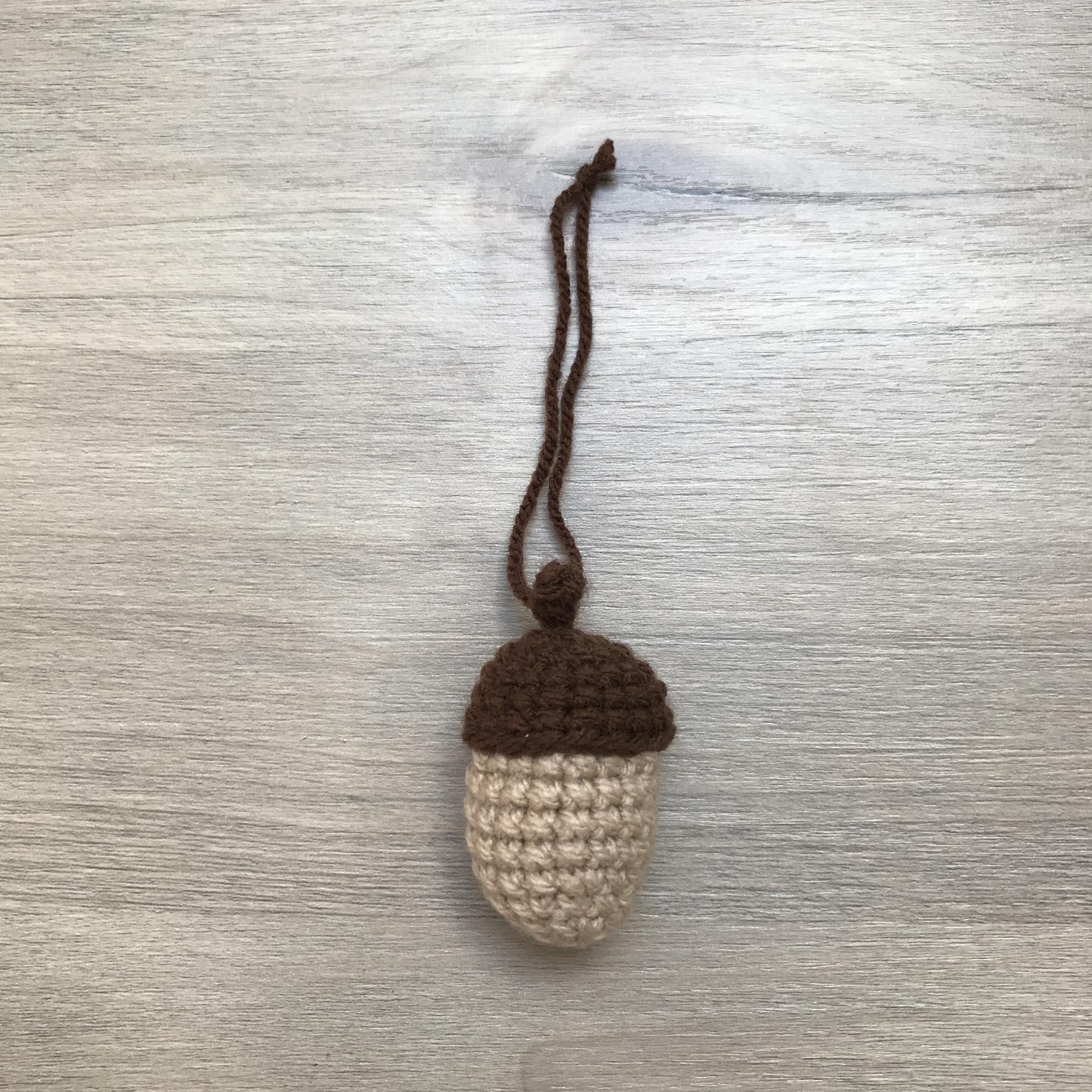 Crochet Acorn Decoration