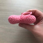 Crochet Light Pink Heart Hanging Decoration