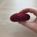 Crochet Claret Hanging Heart Decoration