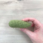 Crochet Green Heart Hanging Decoration