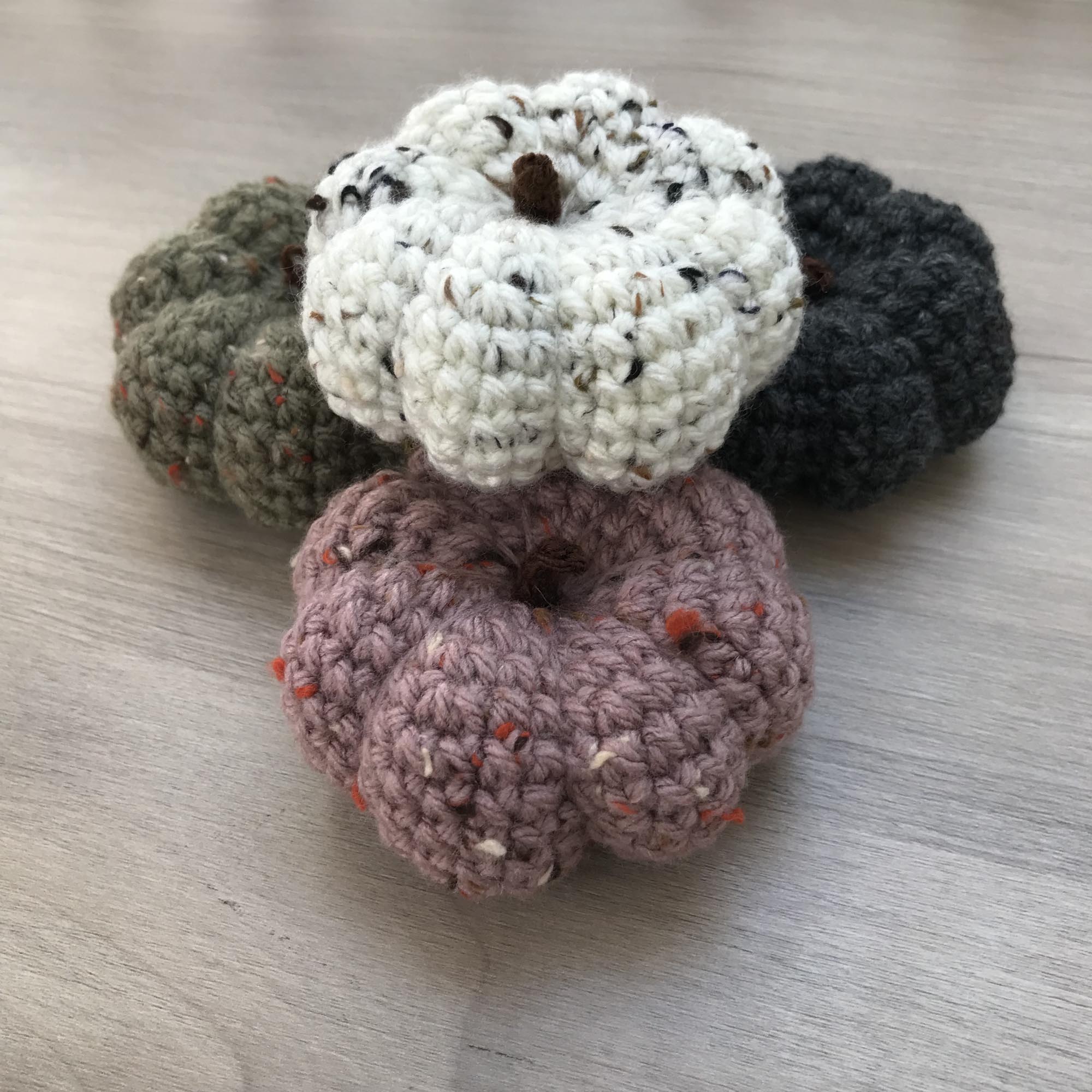 Crochet XL Pumpkin Decoration