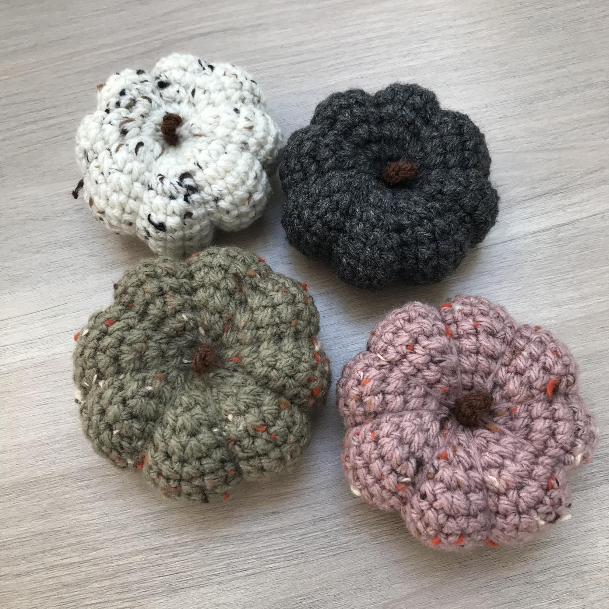 Crochet XL Pumpkin Decoration