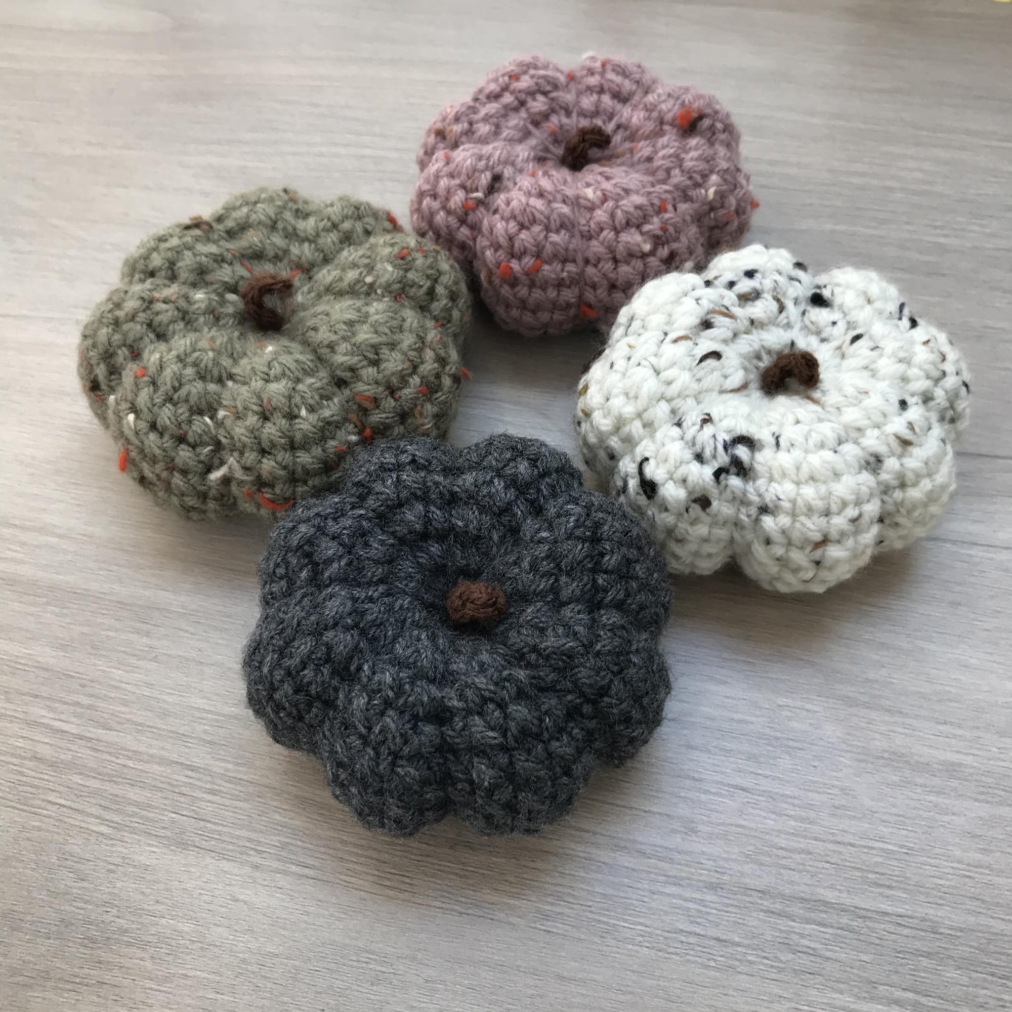 Crochet XL Pumpkin Decoration