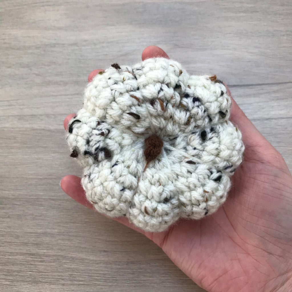 Crochet XL Pumpkin Decoration