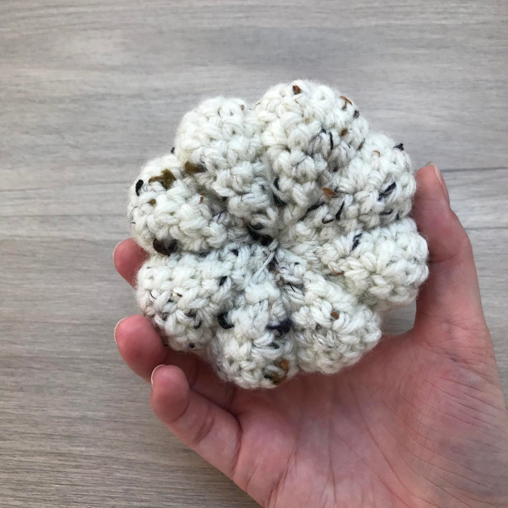Crochet XL Pumpkin Decoration