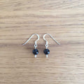Sterling Silver Black Onyx Handmade Bead Earrings