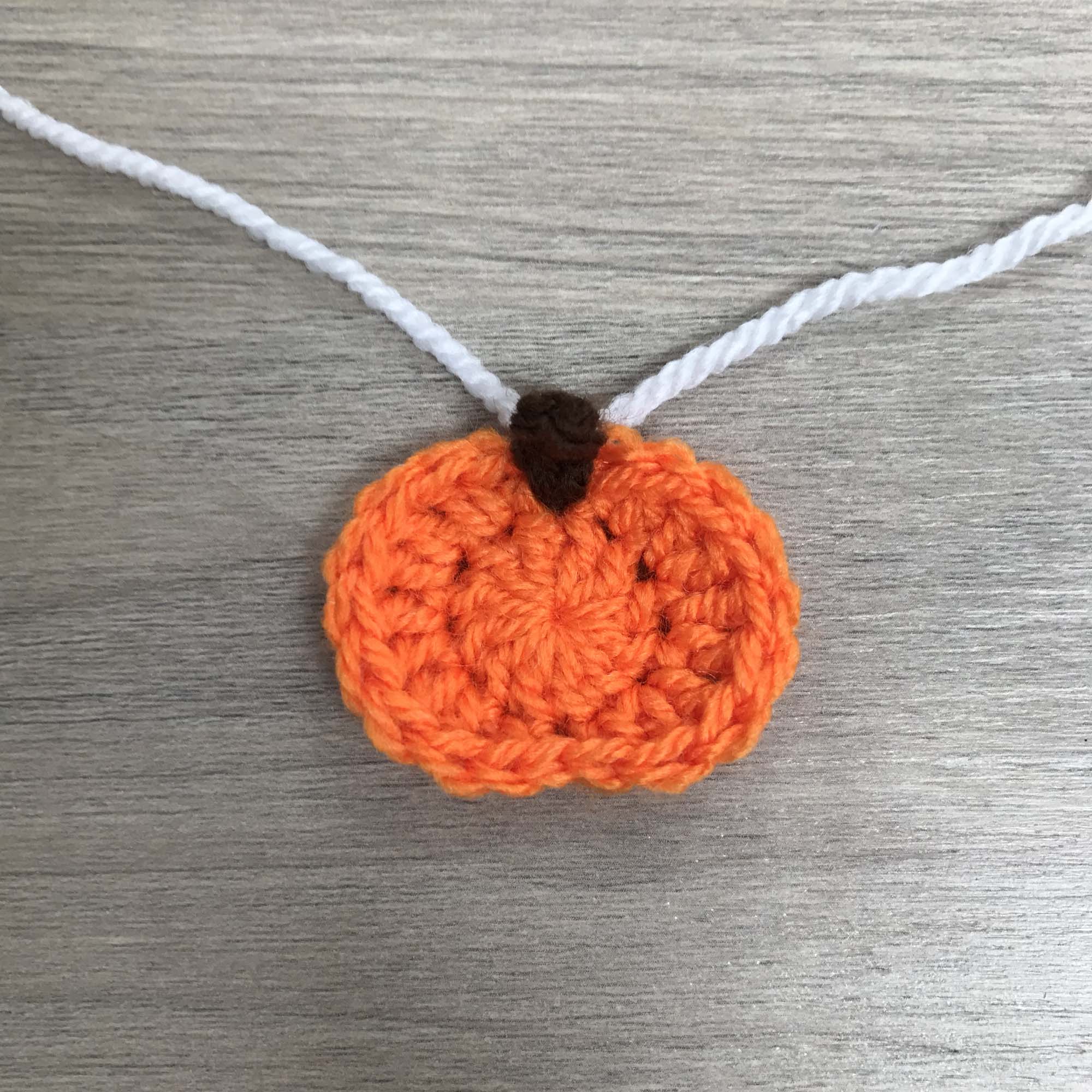 Crochet Halloween Pumpkin Bunting
