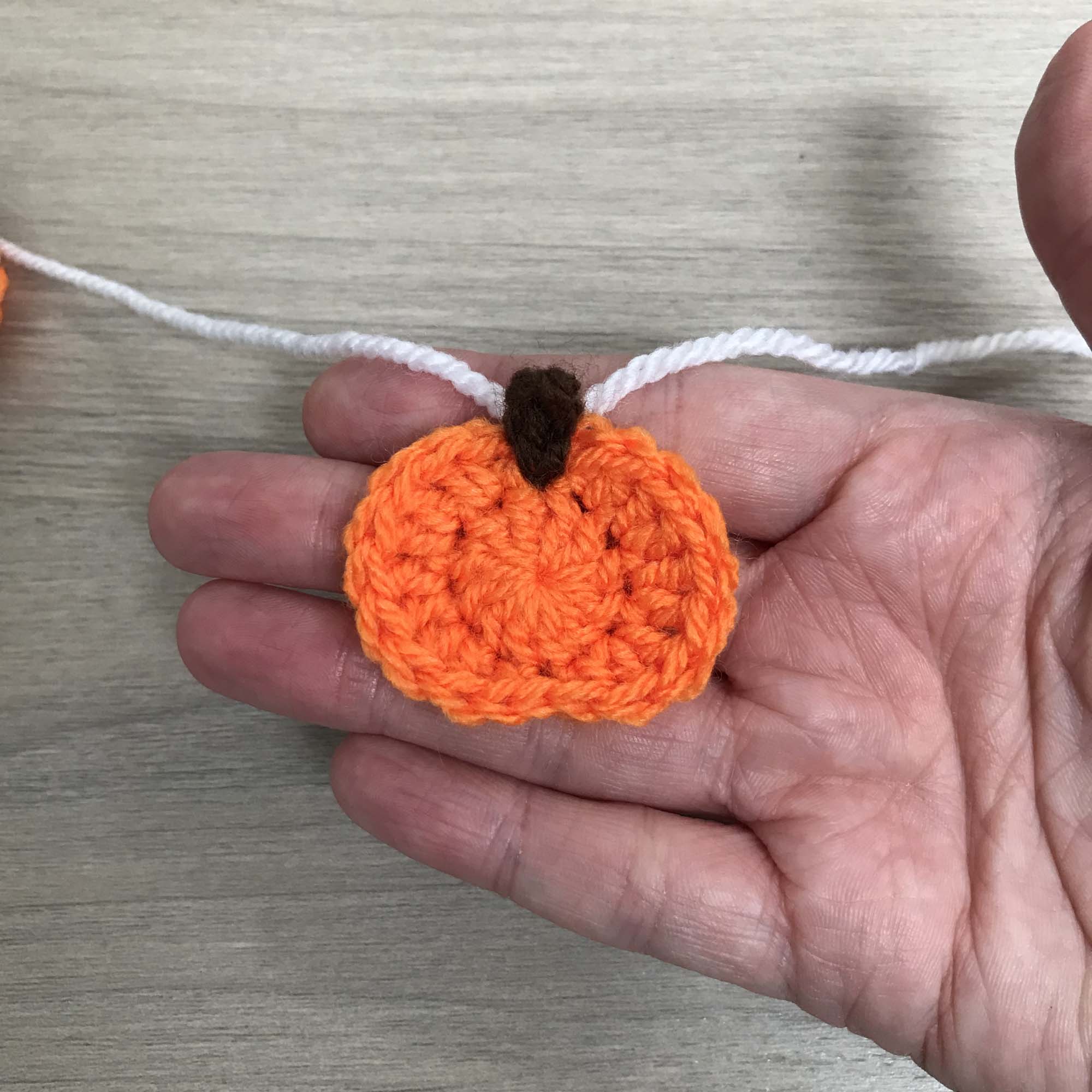 Crochet Halloween Pumpkin Bunting
