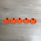 Crochet Halloween Pumpkin Bunting