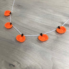 Crochet Halloween Pumpkin Bunting
