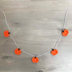 Crochet Halloween Pumpkin Bunting