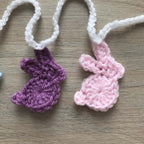 Pastel Shades Crochet Bunny Rabbit Bunting
