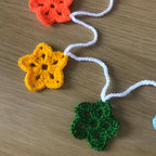 Rainbow Crochet Round Star Bunting