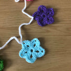 Rainbow Crochet Round Star Bunting