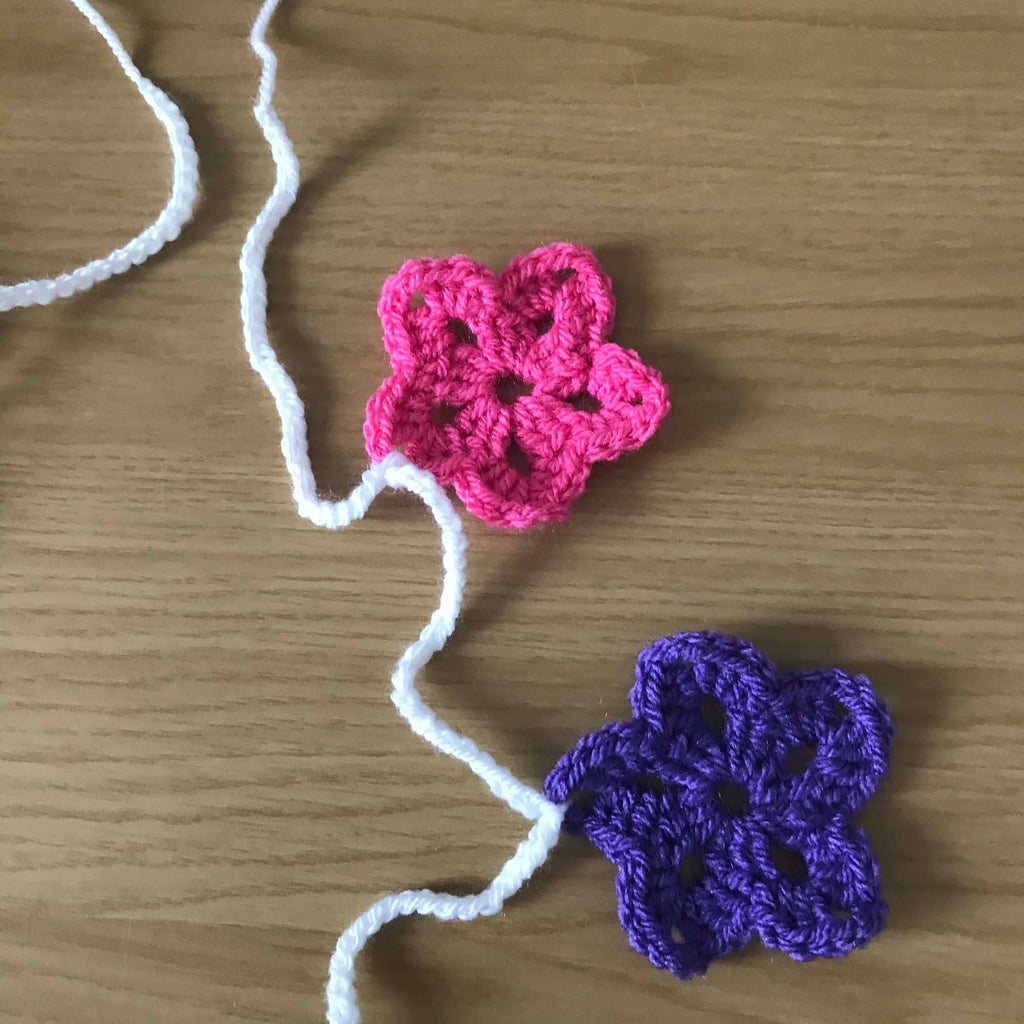 Rainbow Crochet Round Star Bunting