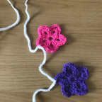 Rainbow Crochet Round Star Bunting
