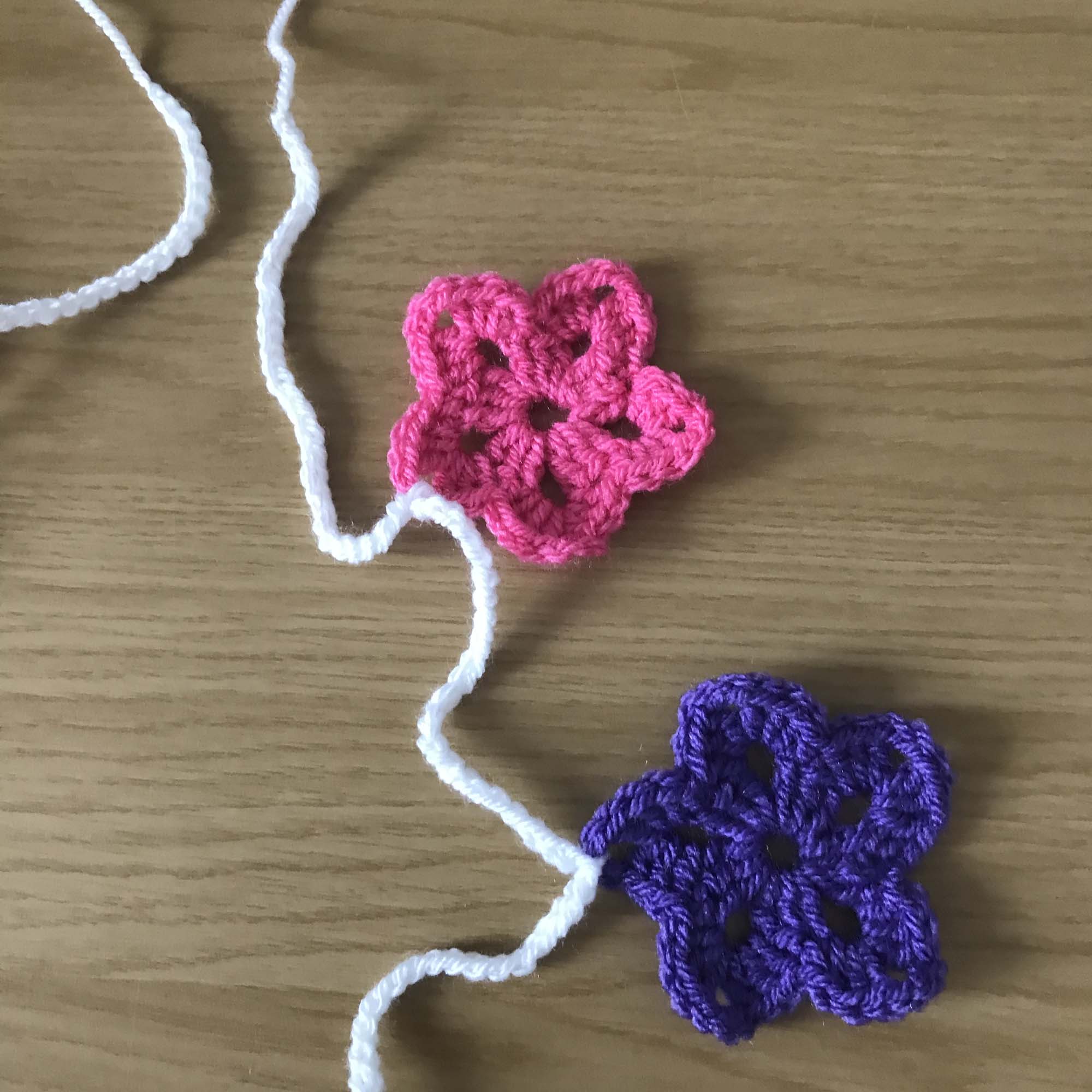 Rainbow Crochet Round Star Bunting