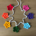 Rainbow Crochet Round Star Bunting