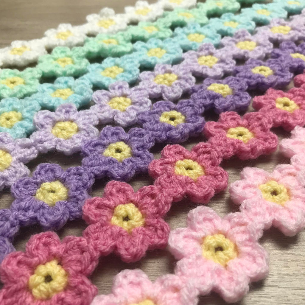 Crochet Daisy Hairbands