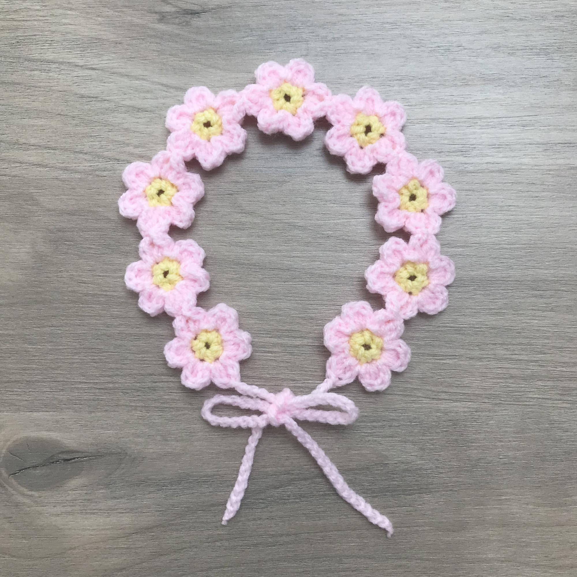 Crochet Daisy Hairbands