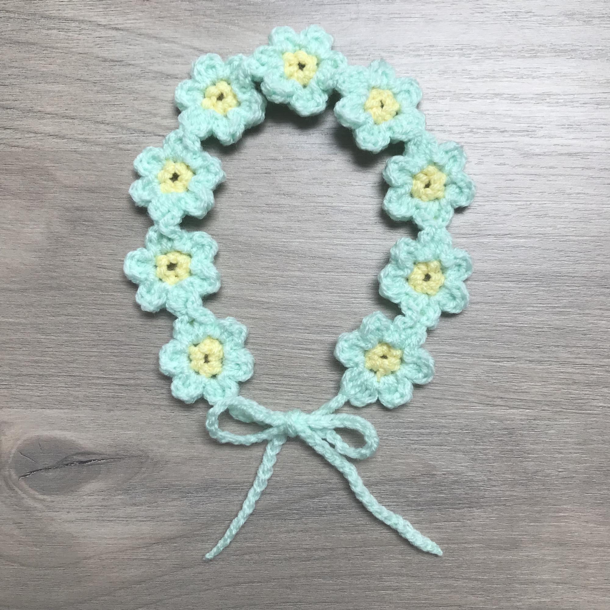 Crochet Daisy Hairbands