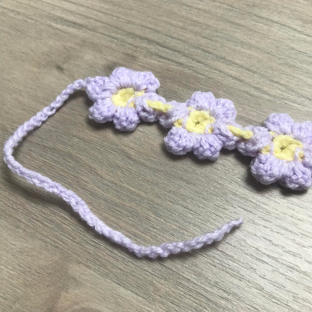 Crochet Daisy Hairbands
