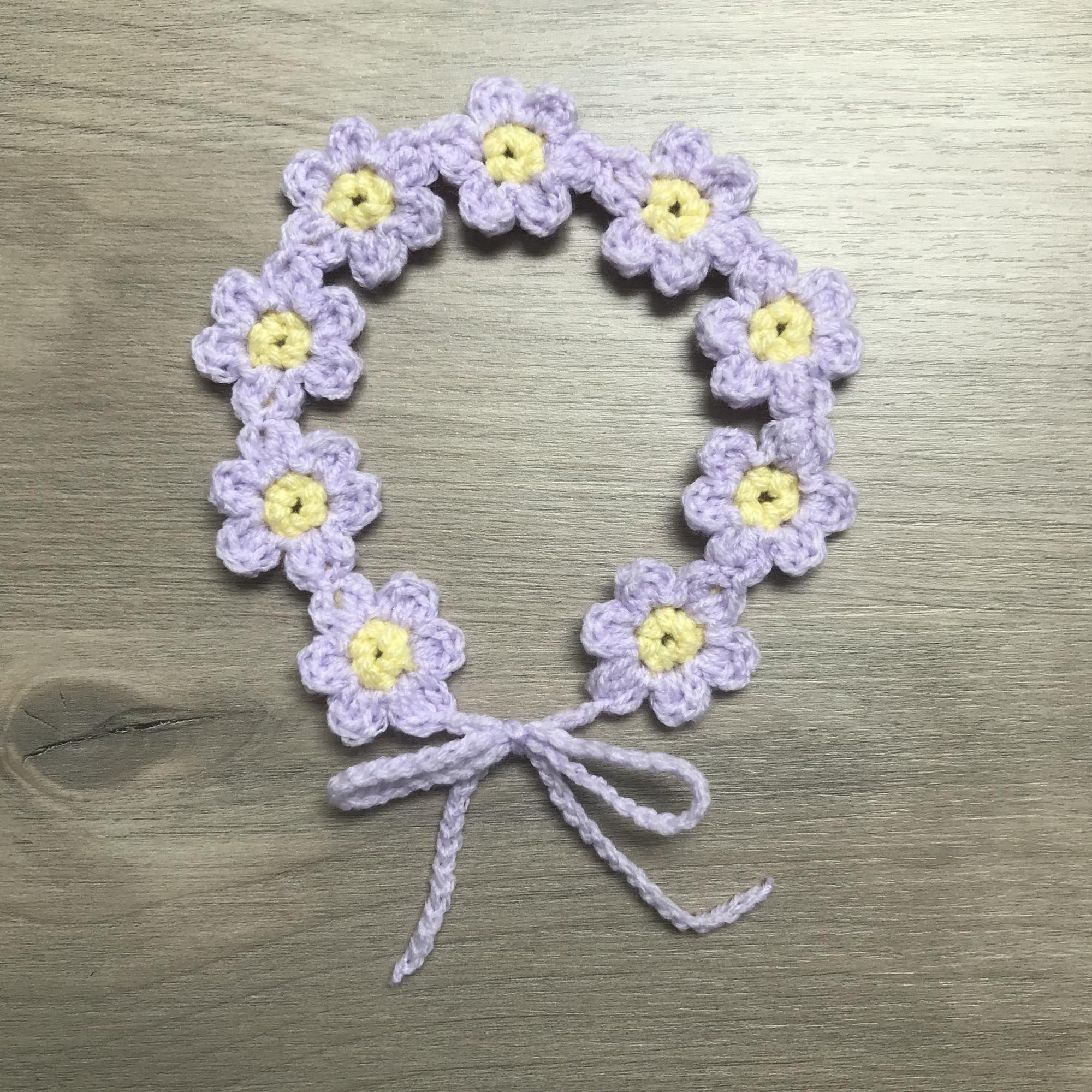 Crochet Daisy Hairbands