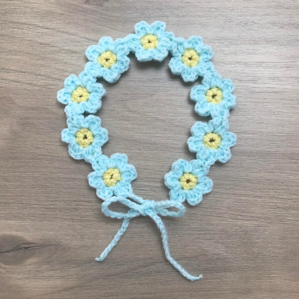 Crochet Daisy Hairbands
