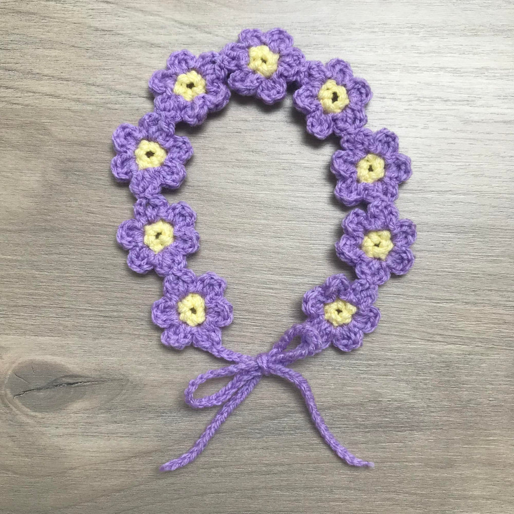 Crochet Daisy Hairbands