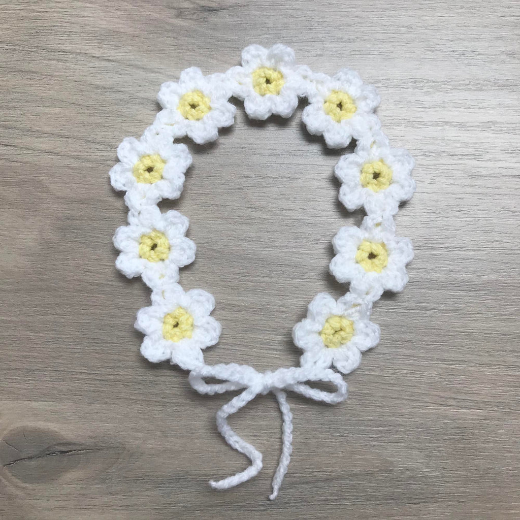 Crochet Daisy Hairbands
