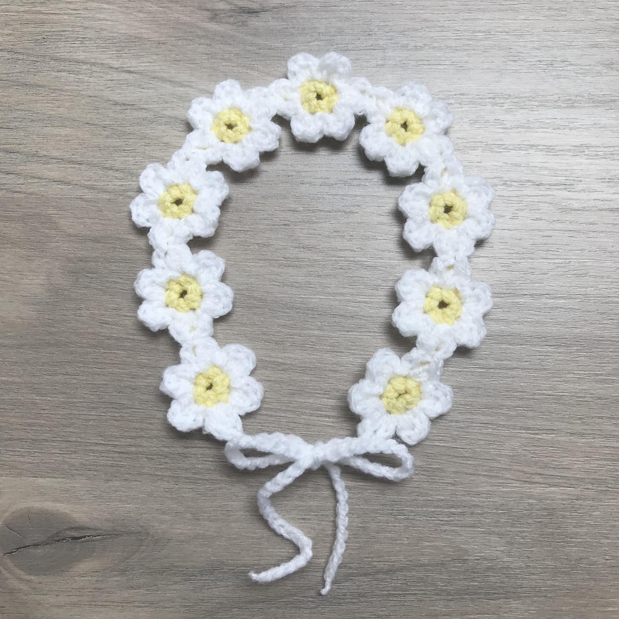Crochet Daisy Hairbands