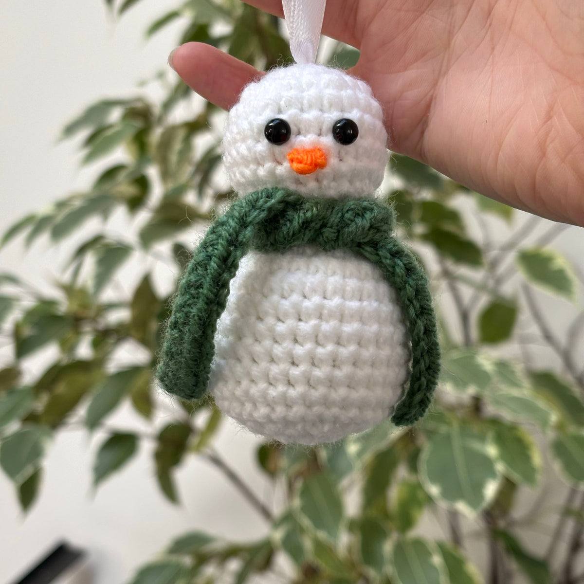 Crochet Snowman Decoration