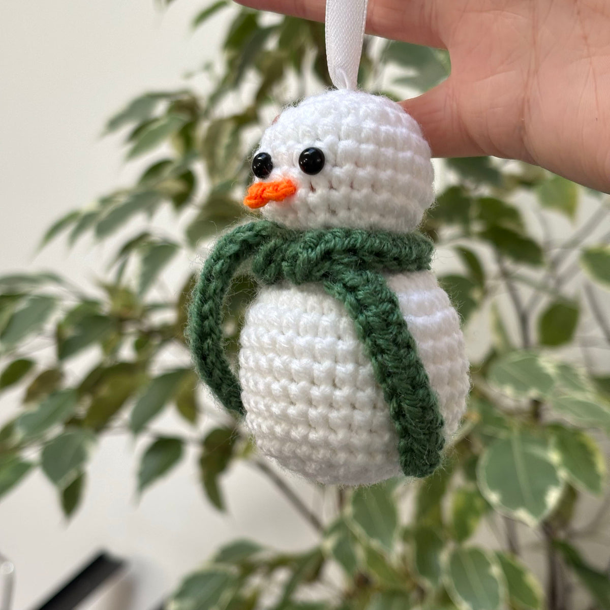 Crochet Snowman Decoration