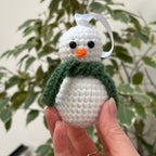 Crochet Snowman Decoration