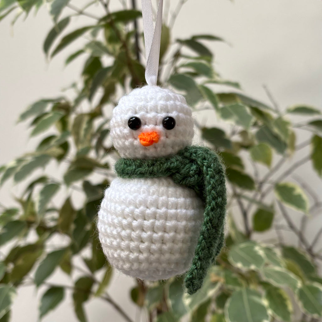 Crochet Snowman Decoration